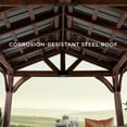thumbnail image 4 of Backyard Discovery 12' x 10' Arlington Cedar Gazebo, 4 of 9