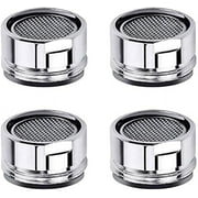 Faucet Aerator Kitchen Sink Aerator Replacement Parts with Brass Shell 15/16-Inch Male Threads Aerator Faucet Filter with Gasket for Kitchen Bathroom - 4 Pack