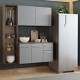 thumbnail image 2 of Mueble de Cocina Compacto 120cm Marrón/Gris Easy Madesa, 2 of 10