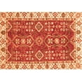 thumbnail image 1 of Ahgly Company Indoor Rectangle Oriental Orange Traditional Area Rugs, 7' x 10', 1 of 4