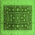 thumbnail image 1 of Ahgly Company Indoor Square Oriental Green Traditional Area Rugs, 5' Square, 1 of 4