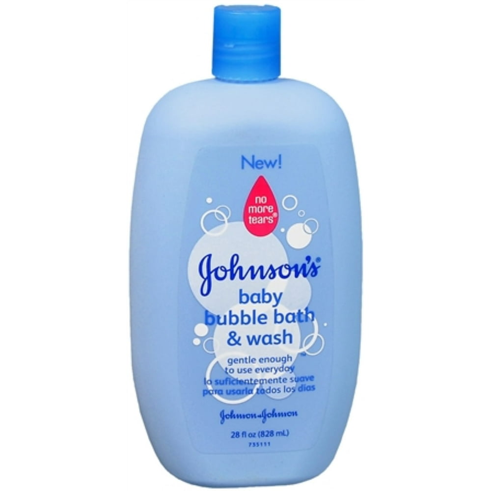 JOHNSON'S Baby Bubble Bath & Wash 28 oz (Pack of 2)