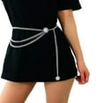 thumbnail image 2 of Chaîne de Taille à Plusieurs Couches Ceinture Fleur Bohème Ceinture de Taille pour Femmes Filles, 2 of 8