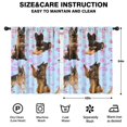 thumbnail image 2 of Blackout Kids Curtains,German Shepherd Childrens Insulated Curtains Set Of 2,Bedroom Essentials,Toddler Room Decor 42x54in(106x137cm), 2 of 4