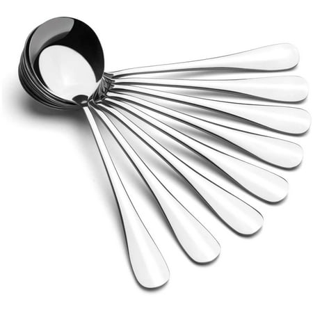 

Soup Spoons Soup Spoons Wholesale Stainless Steel Alpha 7*0.12*1.8Inches
