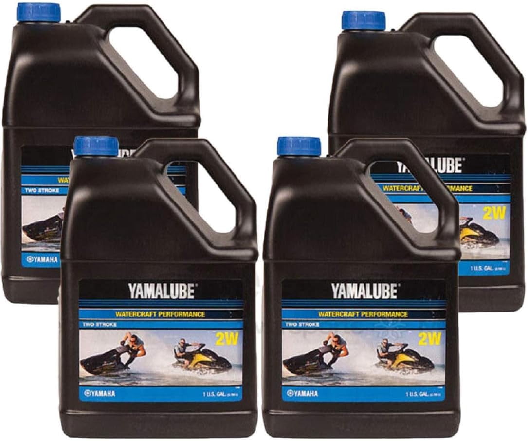 Yamaha LUB-2STRK-W1-04 Yamalube 2W Watercraft 2-stroke Oil Case of 4 Gallons