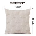 thumbnail image 5 of Juego de 2 fundas de almohada GEEORY para árbol de Navidad, 41 x 41 cm, color beige, 5 of 5