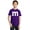 Purple, variant on M Letter Funny Halloween Team Costume Youth T-shirt, Youth XS, Orange