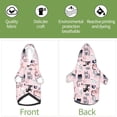 thumbnail image 6 of Fotbe Cat Print Small Dog Sweater Hoodies Pet Grey Hooded Soft Fleece Sweatshirts with Pocket Fall Winter Puppy Cat Sweaters Warm Clothes-Medium, 6 of 7