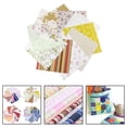 thumbnail image 3 of Suyin Ensemble de Tissu en Coton Rayé Petit Frais Fait Main Patchwork Diy, 3 of 5