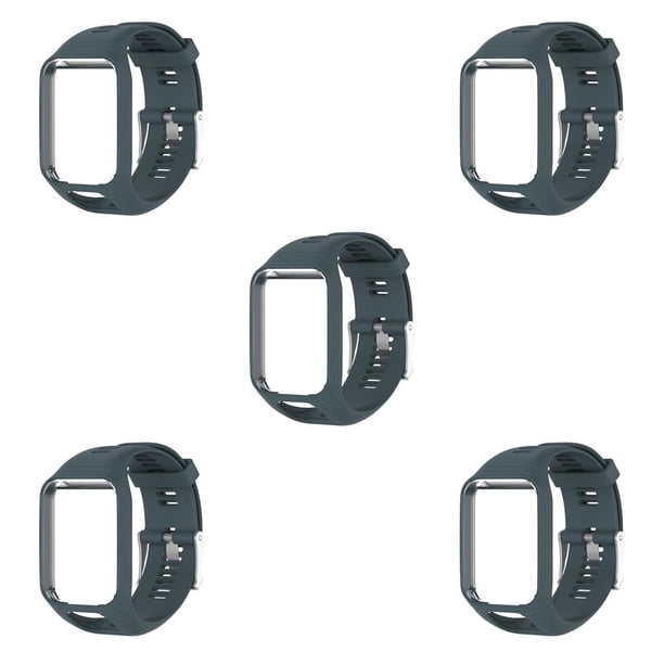 Sidaley Banda deportiva de silicona para 2 3 Reloj inteligente Bandas de reloj de goma Correas de repuesto coloridas Type8 NO8