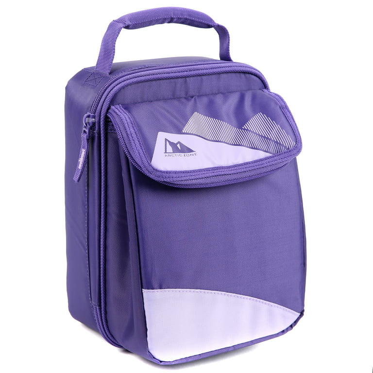 Arctic Zone Expandable Hardbody Lunch Box with Thermal Insulation, Lavender Purple