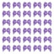 thumbnail image 1 of Uxcell 100 Pcs Mini Lazos de Cinta Púrpura Oscuro con Perla 1" Flores de Cinta Apliques para Manualidades DIY Lazos para el Cabello Costura Decoración de Bodas Fiesta Navidad, 1 of 5