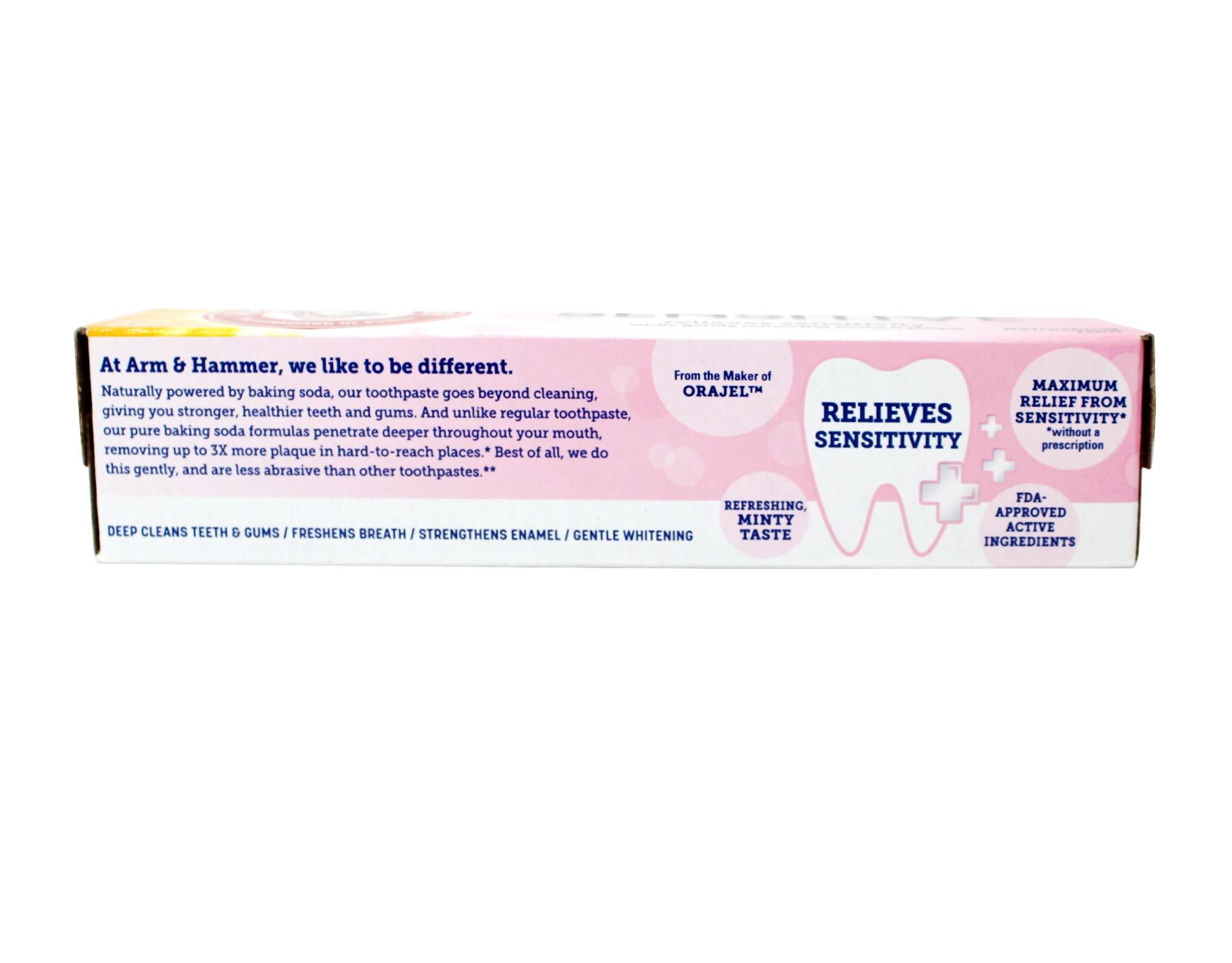 ARM & HAMMER Sensitive Teeth & Gums Toothpaste 4.5 oz (Pack of 4)