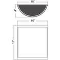thumbnail image 2 of Access Lighting 20439-BRZ-OPL 10 in. Artemis 2 Light ADA Wall Sconce Light with Wall Fixture, Bronze, 2 of 7