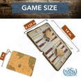 thumbnail image 3 of WE Games Map Style Magnetic Backgammon Set with Carrying Strap, Travel Size, 3 of 11