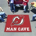 thumbnail image 2 of FANMATS 14456 NHL New Jersey Devils Nylon Universal Man Cave Tailgater Rug, 2 of 3