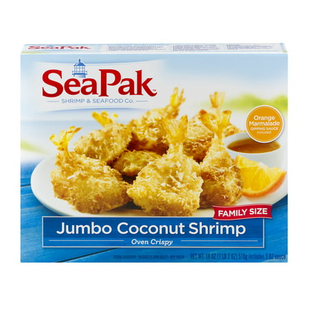 SeaPak Shrimp & Seafood Co. Coconut Shrimp 18 oz. Box - Walmart.com