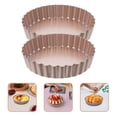 thumbnail image 2 of 2pcs Quiche Pans with Removable Bottom Non-stick Tart Pan Home Baking Pan Tray, 2 of 9