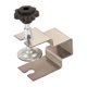 thumbnail image 3 of 2 Clips de Fijación para Cajones de Gabinete de Acero Inoxidable para Una Instalación Precisa Y Rápida, Profesional Resistente con Tornillo de Ajuste, 2 piezas, 3 of 8