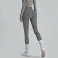 thumbnail image 5 of Ashirexll Womens Summer Pants, Yoga Pants Women, Fashion Solid Color High Waist Loose Yoga Full Length Tight Waist Trousers, 5 of 5