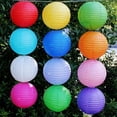 thumbnail image 5 of Faroles de papel chinos multicolores de 15, 20, 25, 30, 35 y 40 cm para decoración de bodas, eventos, fiestas, suministros festivos, bolas de papel de 32 colores, 5 of 5