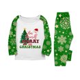 thumbnail image 5 of Onlypjs Family Matching Christmas Pajamas Sets – Holiday PJs for Women, Men – Festive Green Snowflake & Holiday Print Sleepwear, 5 of 7