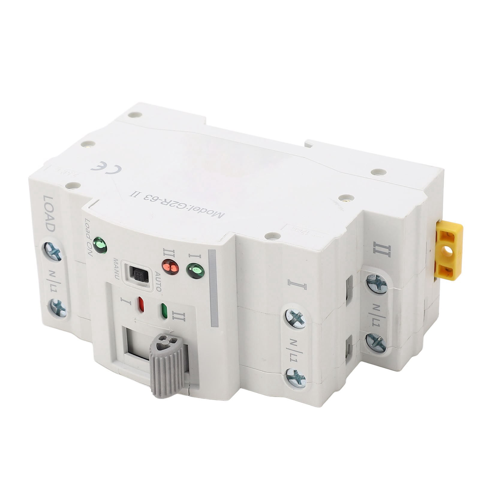 DEWIN Automatic Transfer Switch, Dual Power Automatic Transfer Switch 2P 16A ATS Electrical Circuit Generator Changeover Switch (220V AC)