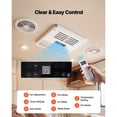 thumbnail image 4 of KFFKFF RV Air Conditioner, 15000 BTU RV AC Unit, 120V Ducted Rooftop Air Conditioner with Heat Pump & Cooling, Variable Speed Easy Install Quiet AC Unit, White, 4 of 9
