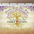 thumbnail image 3 of Family Reunion Backdrop Family Tree Leaves Family Members Our Roots Run Deep Photography Background Family Gathering Party Decoration Supplies Banner, 3 of 7