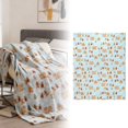 thumbnail image 1 of Christmas Decorations OutdoorBlanketCozy Plush Embossed Bows Throw All Ages Christmas Throws Flannel Blanket Cover For All Seasonspolyester blanket, 1 of 7