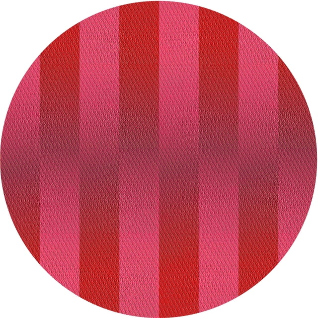 Ahgly Company Tapis d'Intérieur Lavables en Machine, Ronds Transitionnels Rouges Pourpres, Ronds de 7'