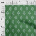 thumbnail image 2 of oneOone Velvet Green Fabric Asian Block Print Dress Material Fabric Print Fabric By The Yard 58 Inch Wide, 2 of 4