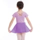 thumbnail image 5 of Leotardo de ballet para niñas pequeñas bailarina danza volantes manga larga tutú falda ballet gimnasia vestido, 5 of 5