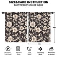 thumbnail image 2 of Blackout Kids Curtains,Pioneer Flower Floral Print Pattern Childrens Insulated Curtains Set Of 2,Bedroom Essentials,Toddler Room Decor 42"x54", 2 of 5