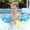 Blue, variant on ShaoXinWan Swimming Armband for Toddlers and Children, Adjustable for 1-6 Years Old (5-15 kg), I for Water Safety and Swimming Practice, Comfortable and Supportive for Little Swimmers(Pink)