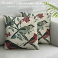 thumbnail image 3 of Creowell  Pillow Case Bird Pattern Double Sided Decorative Cushion Cover for Sofa Bed Chair Car, 3 of 5