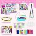 thumbnail image 4 of Syenll Friendship Bracelet Making Kit, DIY Arts and Crafts Kit Toys, Kids Travel Activity Set Gifts for Girls, 4 of 8