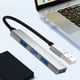 thumbnail image 3 of ESSAGER 4-en-1 Dock Station USB2.0 Hub 480Mbps Splitter Adapter (Silver USB-A), 3 of 6