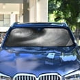 thumbnail image 6 of Iauyy Foldable Windshield Sun Shade for Cars, Interior Sun Protection for car UV Protection for Sedan/SUV/Truck, (S/M/L) Like A Vinyl Record, 6 of 8