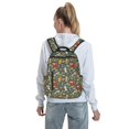 thumbnail image 5 of Yiaed Cute Animal Forest Print Lightweight Backpack Travel Backpacks Hiking Daypack for Women Men, 5 of 5