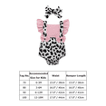 thumbnail image 3 of FYMNSI Newborn Baby Girls Sleeveless Bowknot Romper Jumpsuit One-piece Bodysuit with Headband Infant Holiday Party Clothes Playsuits 12-18 Months, 3 of 9