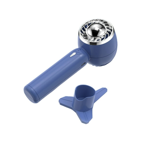 Inteprter Ventilador portátil con asa, ventiladores de Motor sin escobillas, herramientas de refrigeración de aire ajustables, dormitorio de viaje al Electrónica Azul