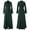 Green, variant on RYDCOT Vintage-Inspired Trench Coat with Belted Waist - Women's Fashion Casual And Winter Vintage Solid Long Woolen Coat Windbreaker Coat