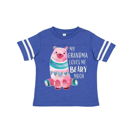 

Inktastic My Grandma Loves Me Beary Much with Cute Bear Gift Toddler Boy or Toddler Girl T-Shirt