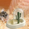 thumbnail image 6 of Automatic Hamster Feeder Household Pet Feeder Food Bowls Dish Birds Food Dispenser for Chinchillas, Gerbils, Little Animals, Ferrets, Squirrel Yellow, 6 of 9
