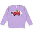 thumbnail image 2 of Inktastic Race Car Racing Bear Animal Toddler Sweatshirt, 2 of 4