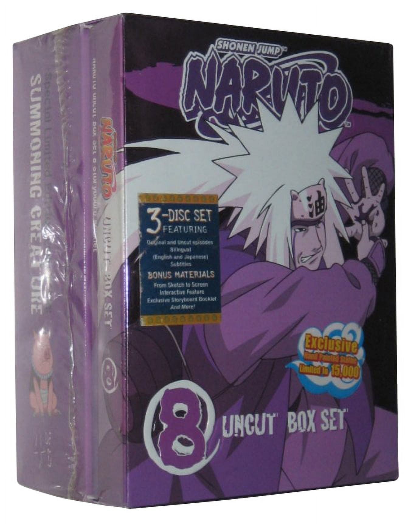 Dvd box naruto volume 8 5 disco