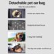 thumbnail image 4 of Asiento elevador plegable para mascotas, portador duradero para gatos, bolsas de viaje para cachorros y perros Rosado Yuyangstore Asiento elevador para el automóvil, 4 of 6