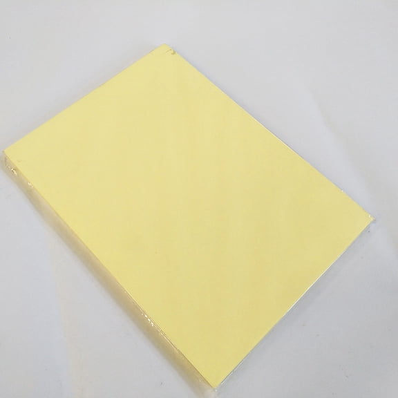 Nomeni Printer Paper Clearance, 20Lb A4 Multifunctional Office Paper Multicolour Copy Paper 100 Sheets / Pack Office Supplies Yellow